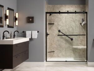 New shower after renovation